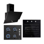 Kumtel Home Siyah Ankastre Set